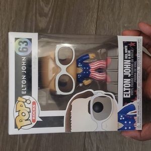 ❤️🔹️🤍 Pop Rocks Elton John Patriotic Funko Pop #63